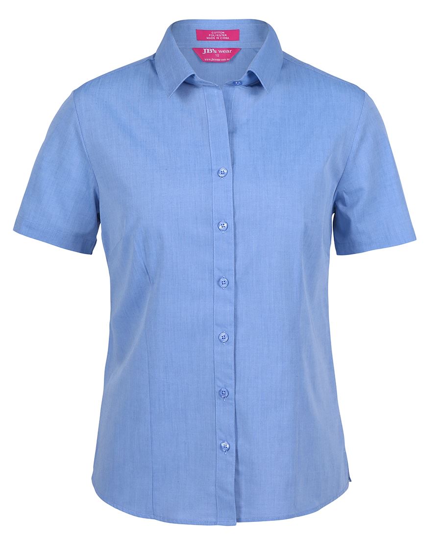 LADIES CLASSIC S/S FINE CHAMBRAY SHIRT 4FC1S Relaxed Corporate Wear