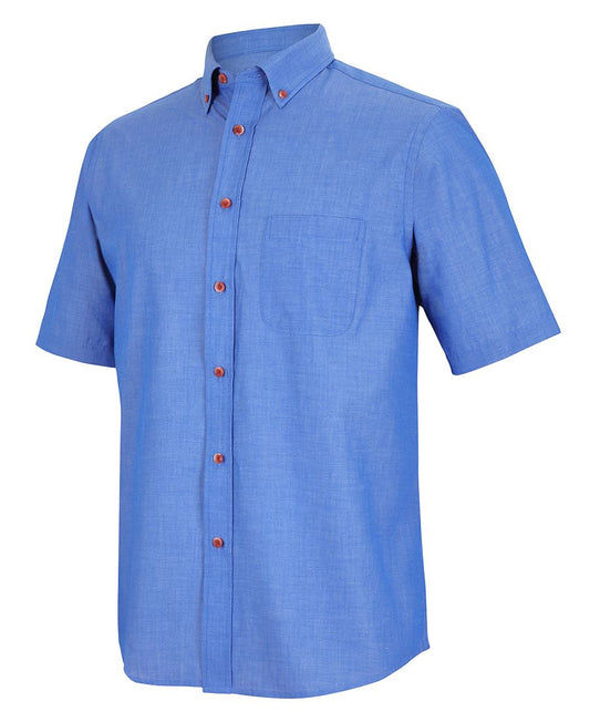 JB’S S/S INDIGO CHAMBRAY SHIRT 4ICS Team tailoring