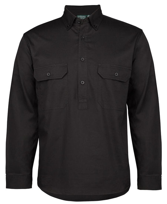 C OF C LONGREACH L/S CLOSED FRONT SHIRT 4LLC Close Front Comfort