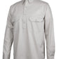 C OF C LONGREACH L/S CLOSED FRONT SHIRT 4LLC Close Front Comfort