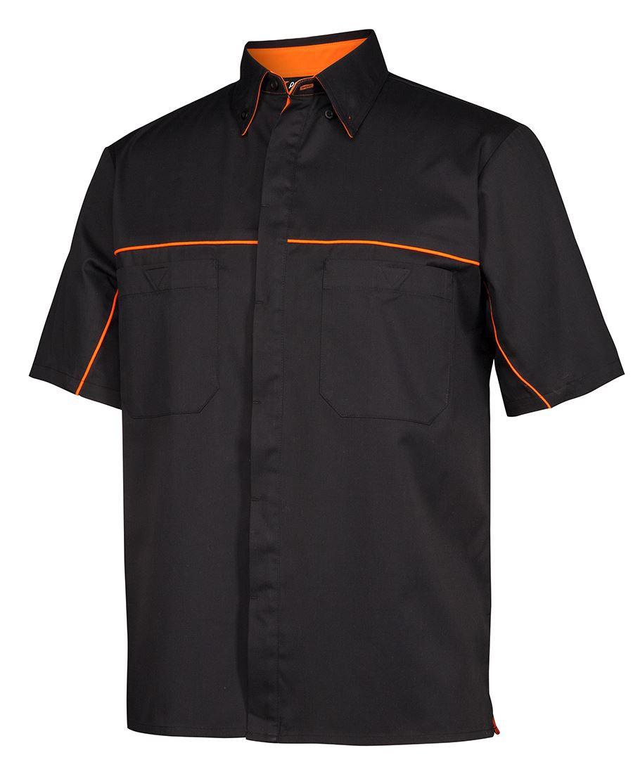 PODIUM INDUSTRY SHIRT 4MSI Stylish contrast piping along front and back yoke