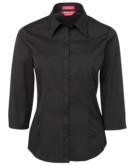 LADIES URBAN 3/4 POPLIN SHIRT 4PLU3 Form-fitting shirt