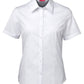 LADIES URBAN S/S POPLIN SHIRT 4PLUS Form-fitting shirt