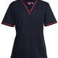 LADIES CONTRAST SCRUBS TOP 4SCT1