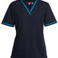 LADIES CONTRAST SCRUBS TOP 4SCT1
