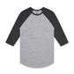 AS COLOUR MENS RAGLAN TEE - 5012