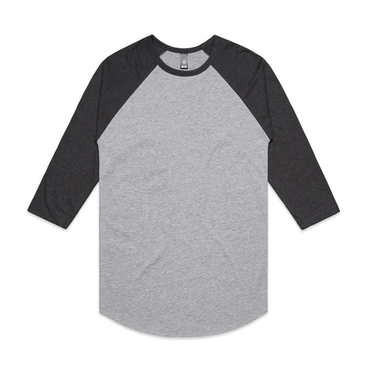 AS COLOUR MENS RAGLAN TEE - 5012