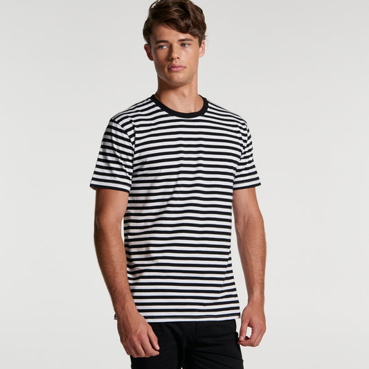 AS COLOUR AS COLOUR MENS STAPLE STRIPE TEE - 5028