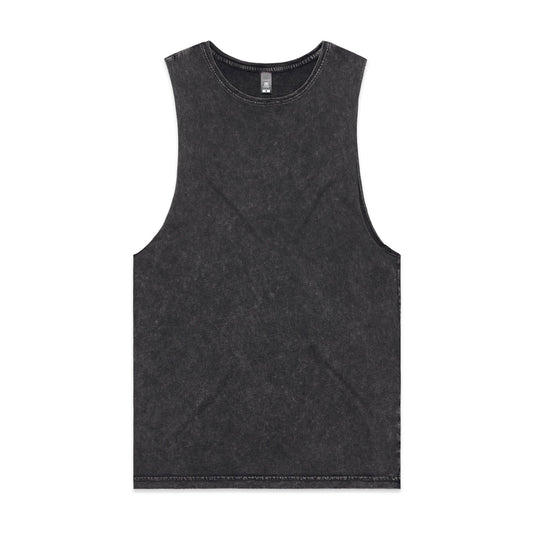 AS COLOUR MENS STONE WASH BARNARD TANK - 5039