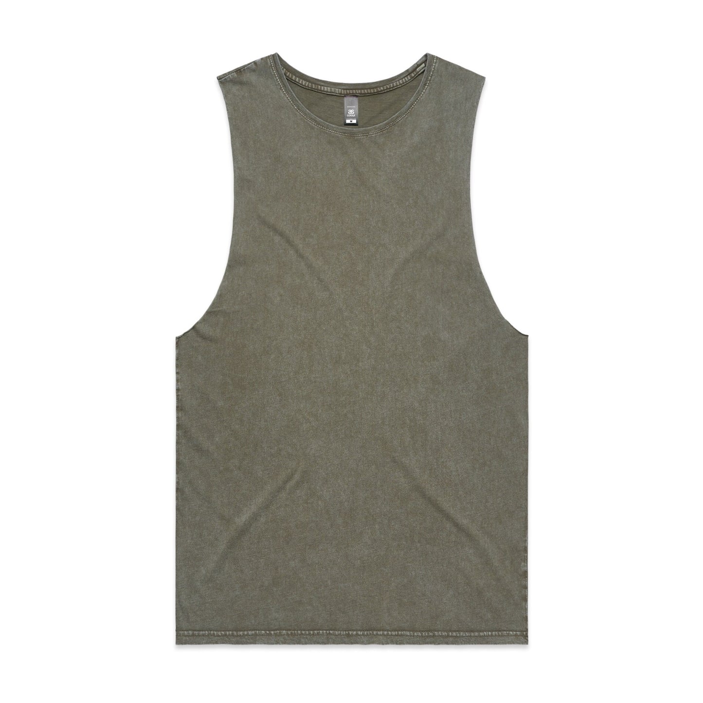 AS COLOUR MENS STONE WASH BARNARD TANK - 5039