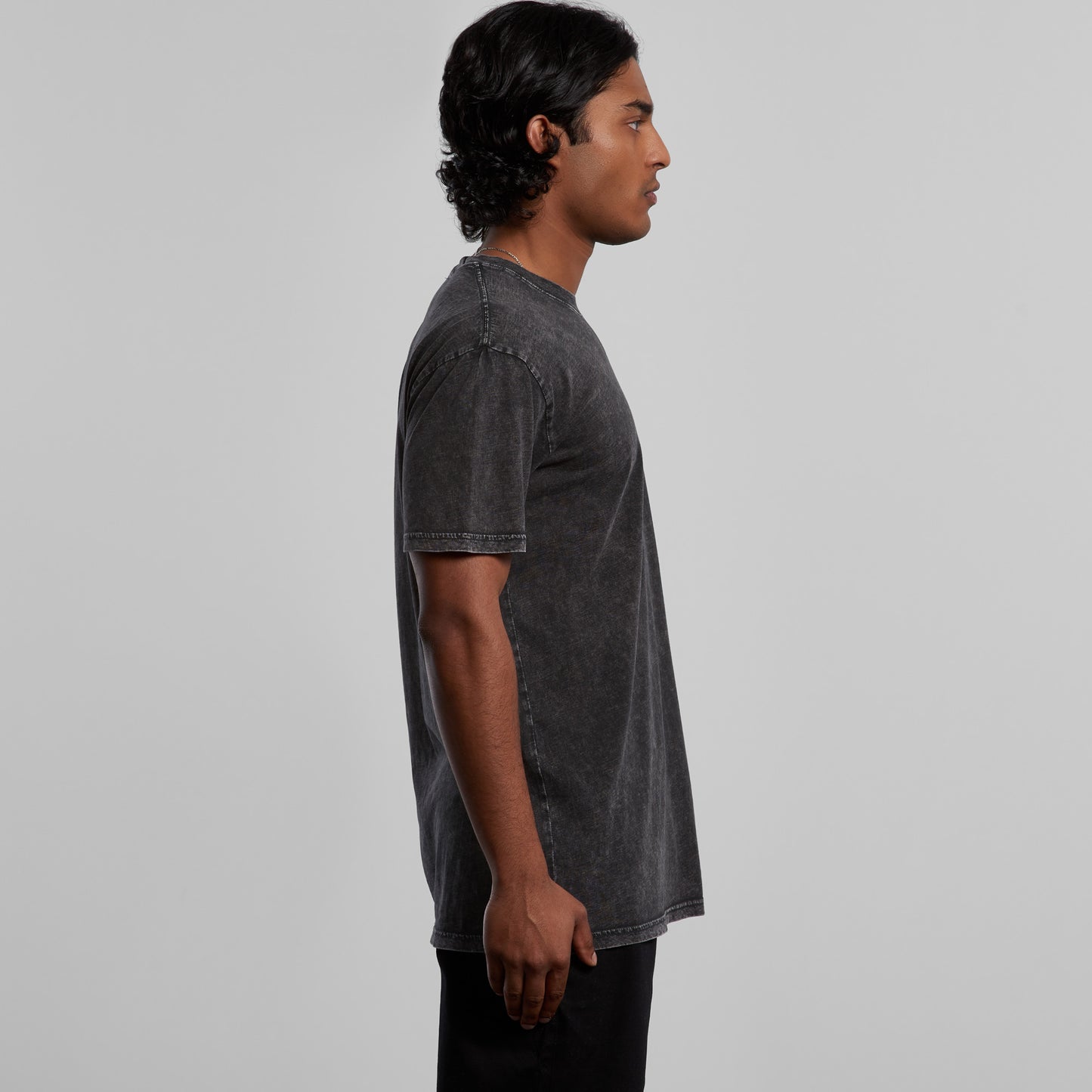 MENS STAPLE STONE WASH TEE - 5040