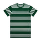 AS COLOUR MENS CLASSIC QUAD STRIPE TEE - 5046