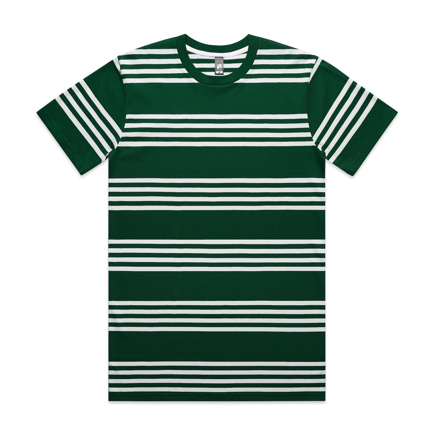 AS COLOUR MENS CLASSIC QUAD STRIPE TEE - 5046