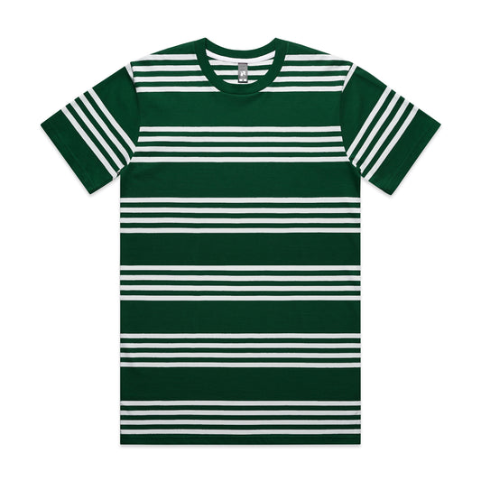 AS COLOUR MENS CLASSIC QUAD STRIPE TEE - 5046