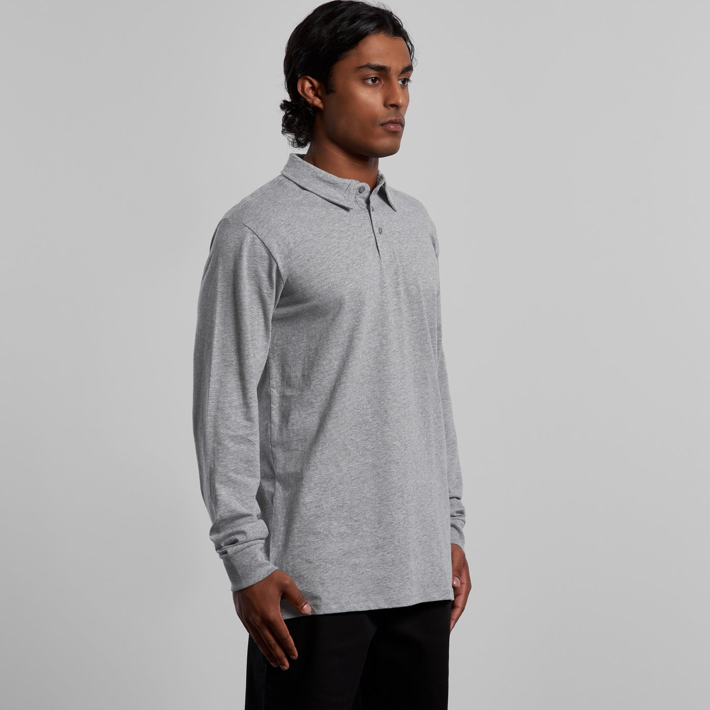 AS COLOUR MENS CHAD L/S POLO - 5404