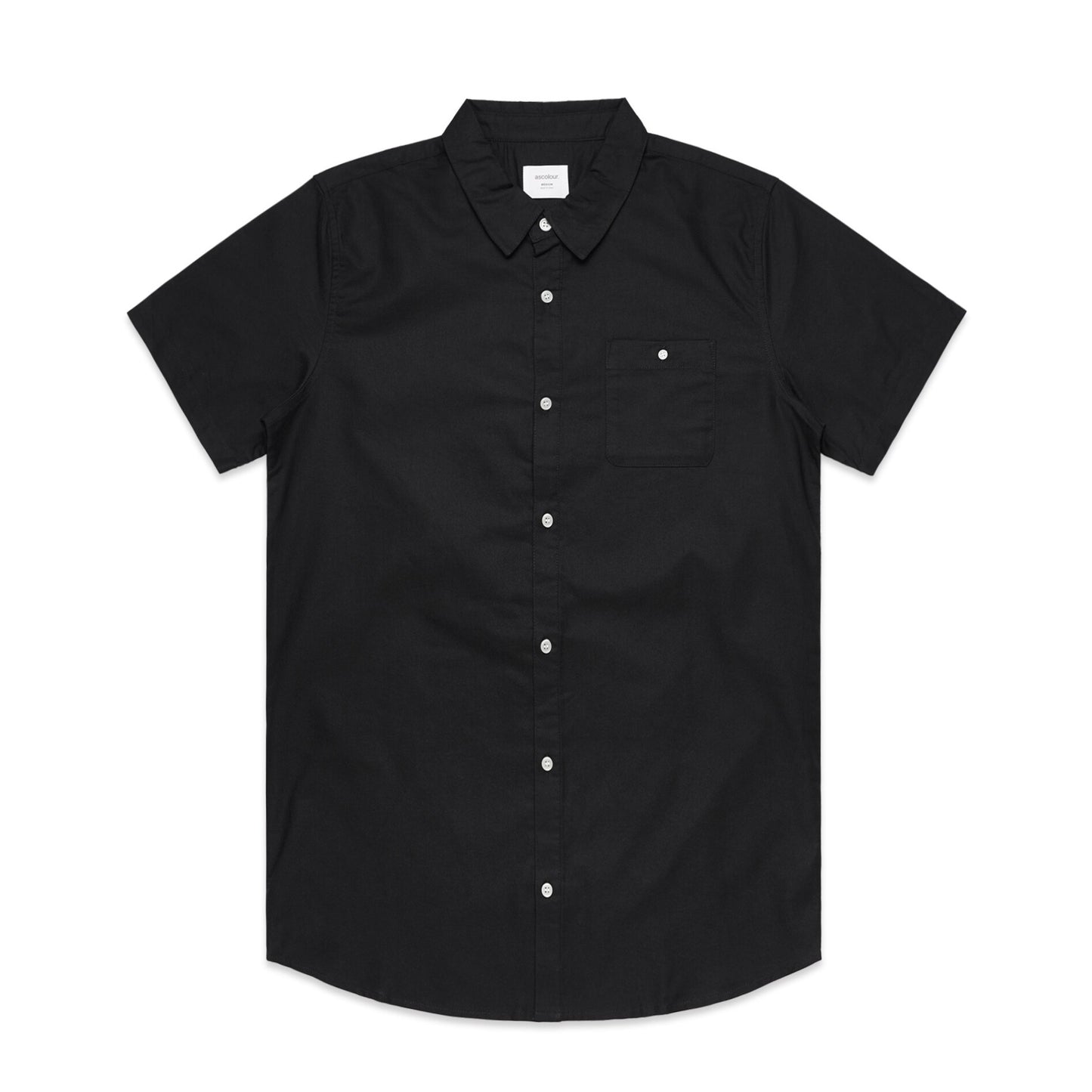 AS COLOUR MENS OXFORD S/S SHIRT - 5407