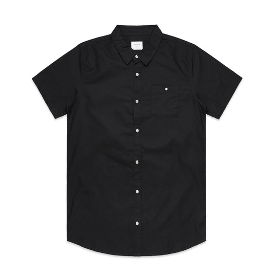 AS COLOUR MENS OXFORD S/S SHIRT - 5407