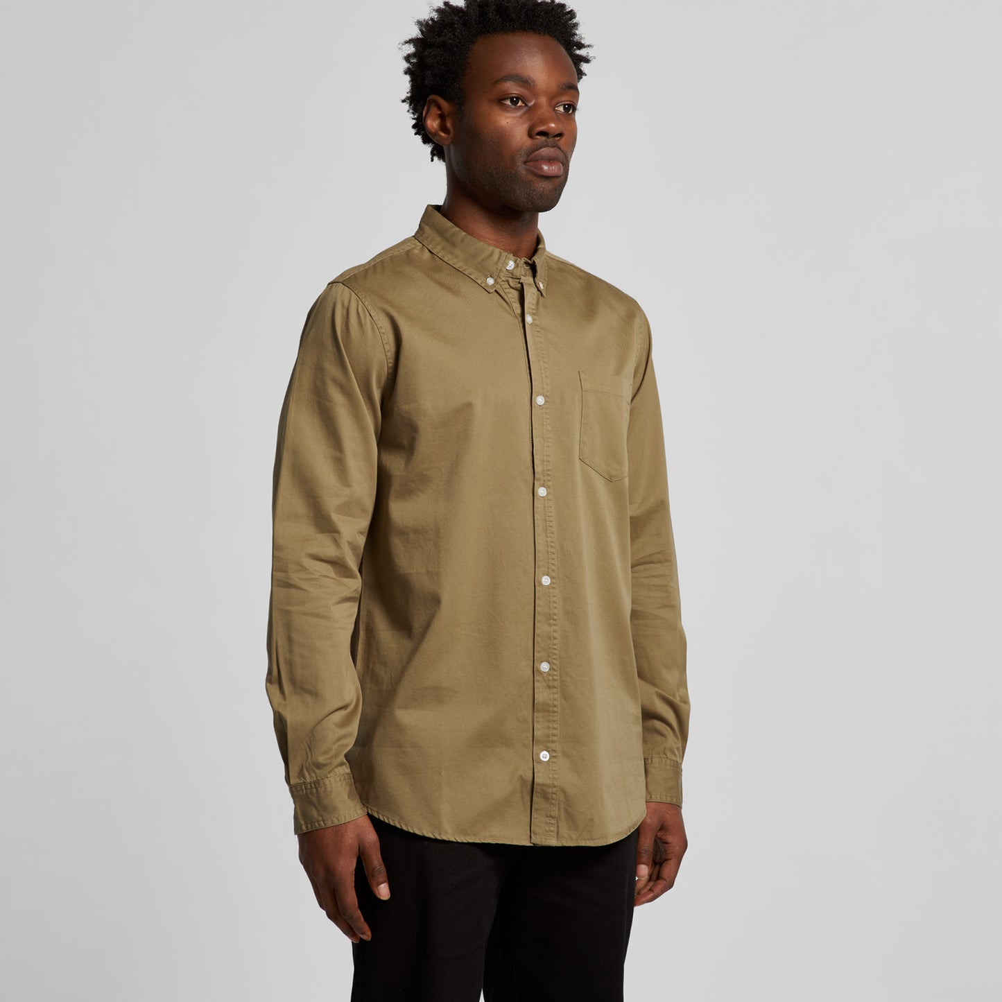 AS COLOUR MENS DENIM WASH SHIRT - 5414