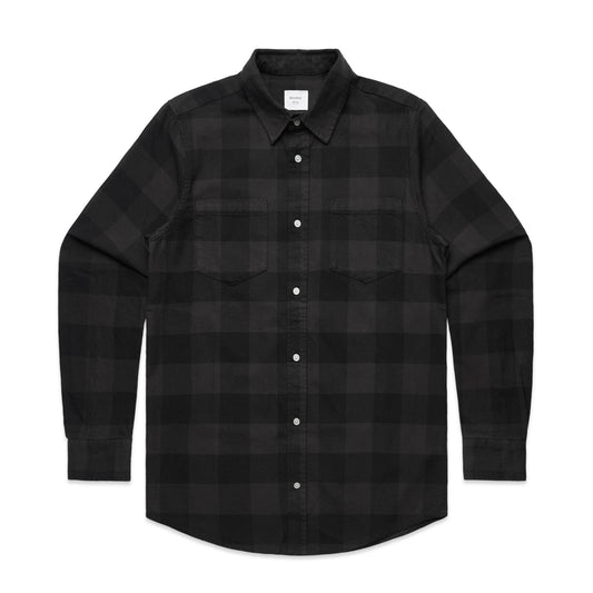 AS COLOUR MENS CHECK SHIRT - 5417