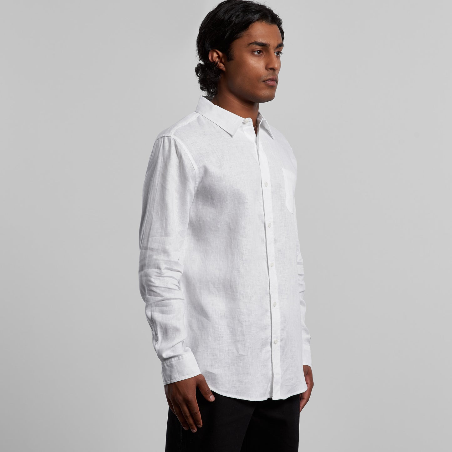 AS COLOUR MENS LINEN SHIRT - 5418