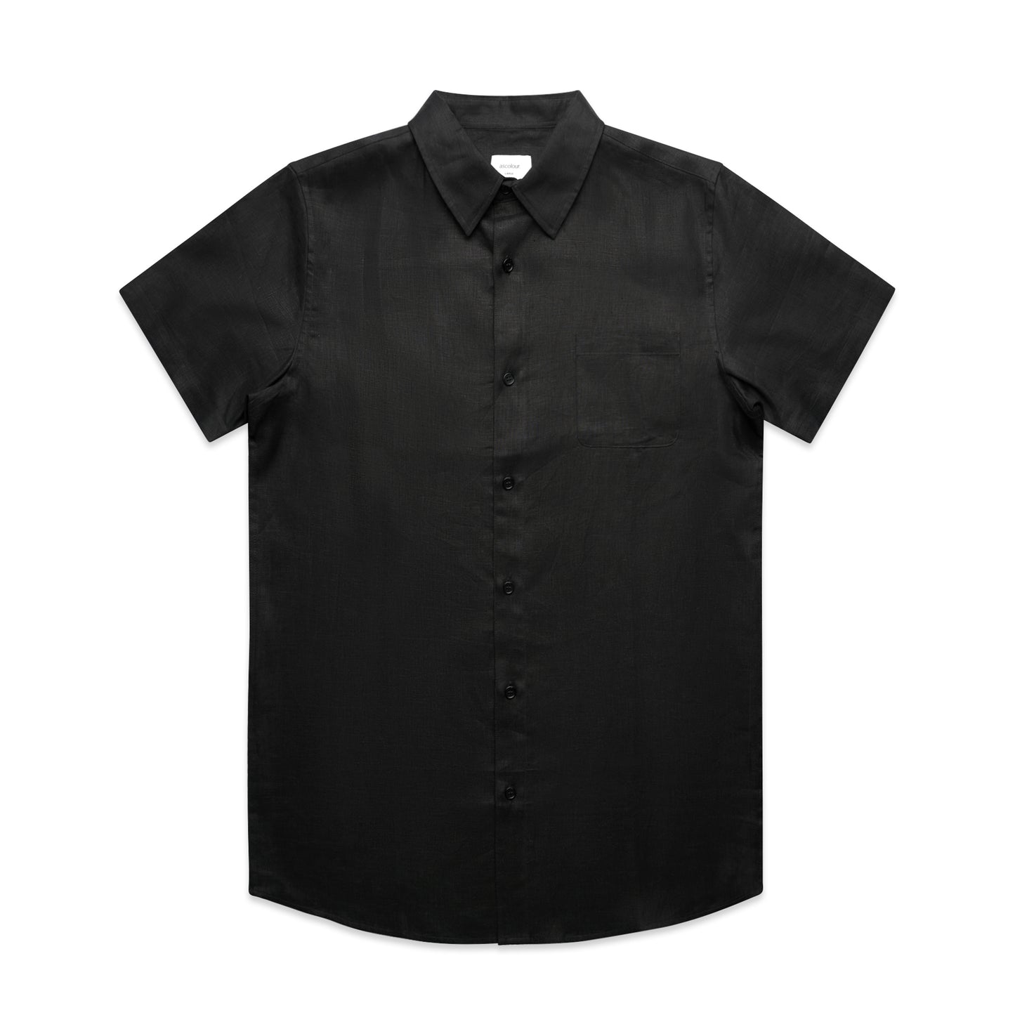 AS COLOUR MENS LINEN S/S SHIRT - 5420