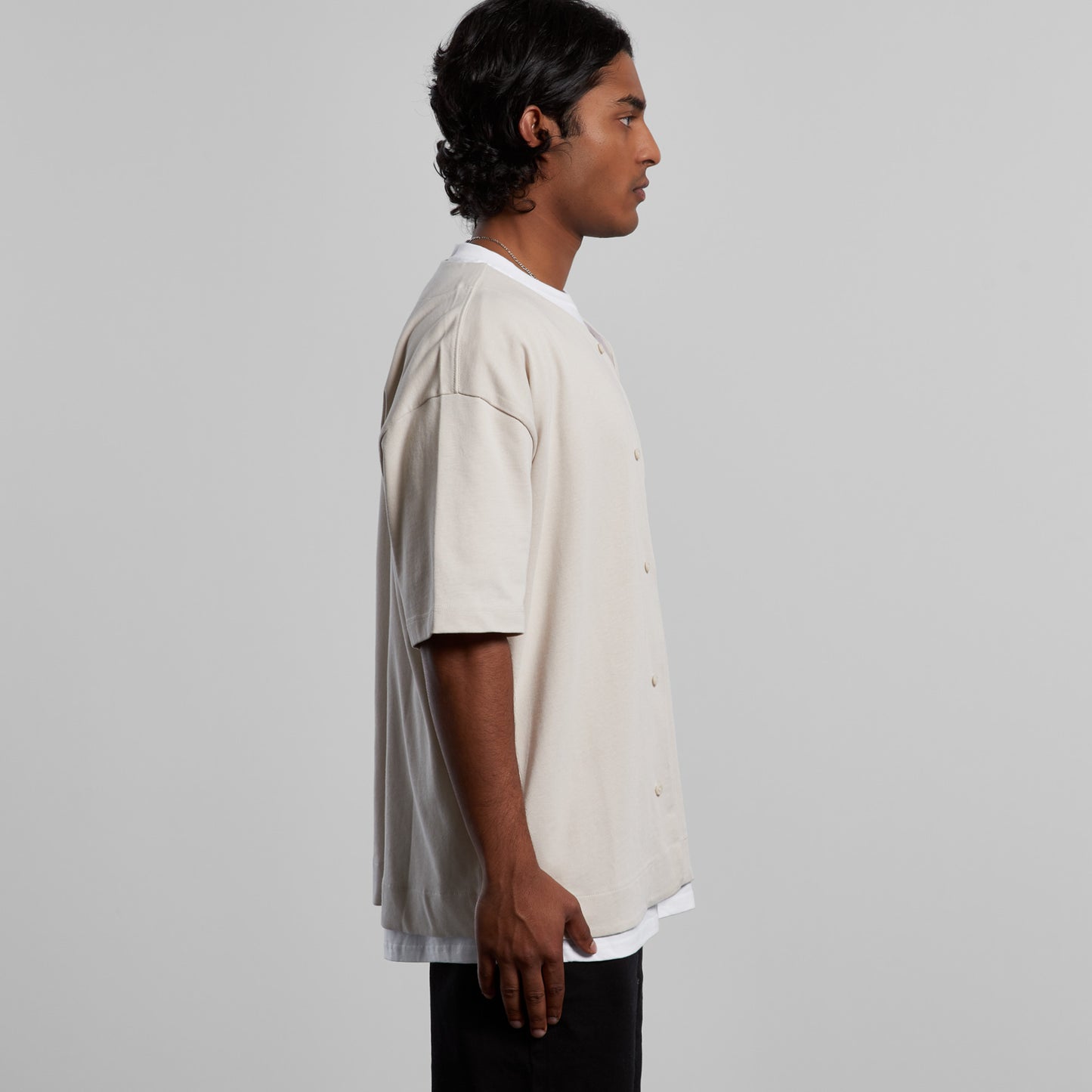 AS COLOUR MENS HEAVY BASEBALL JERSEY - 5423