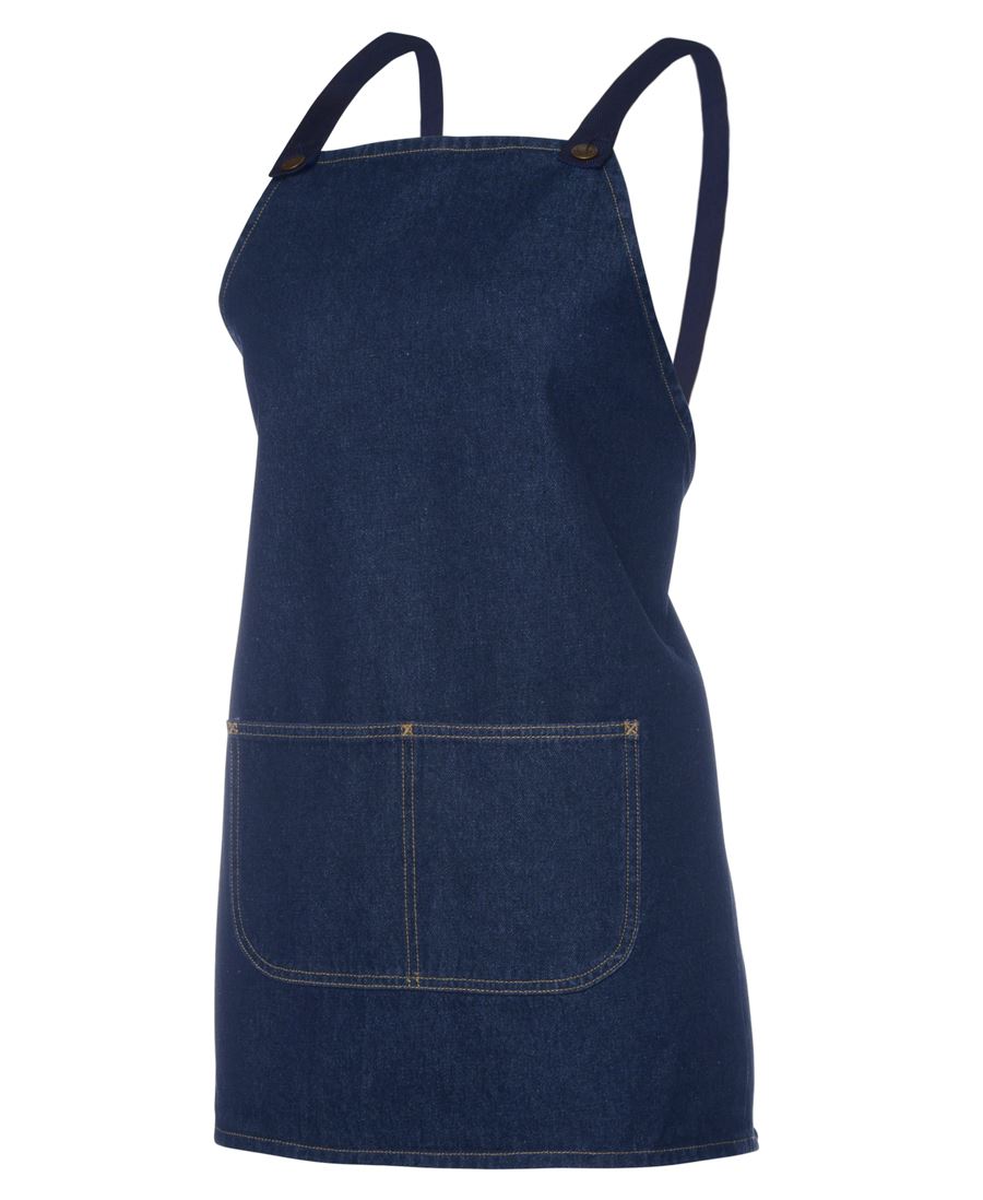CROSS BACK 65X71 BIB DENIM APRON (WITHOUT STRAP) 5ACBB