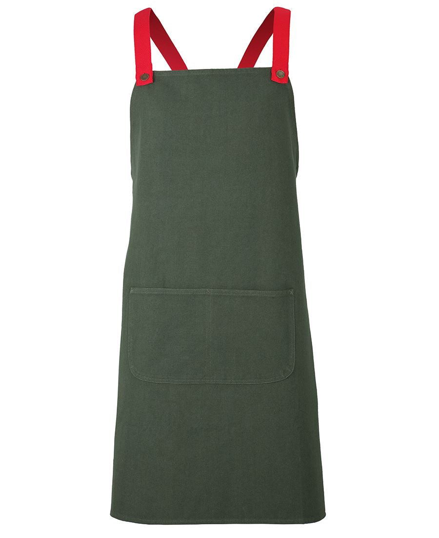 CROSS BACK CANVAS APRON (WITHOUT STRAPS) 5ACBC Vibrant modern style canvas apron