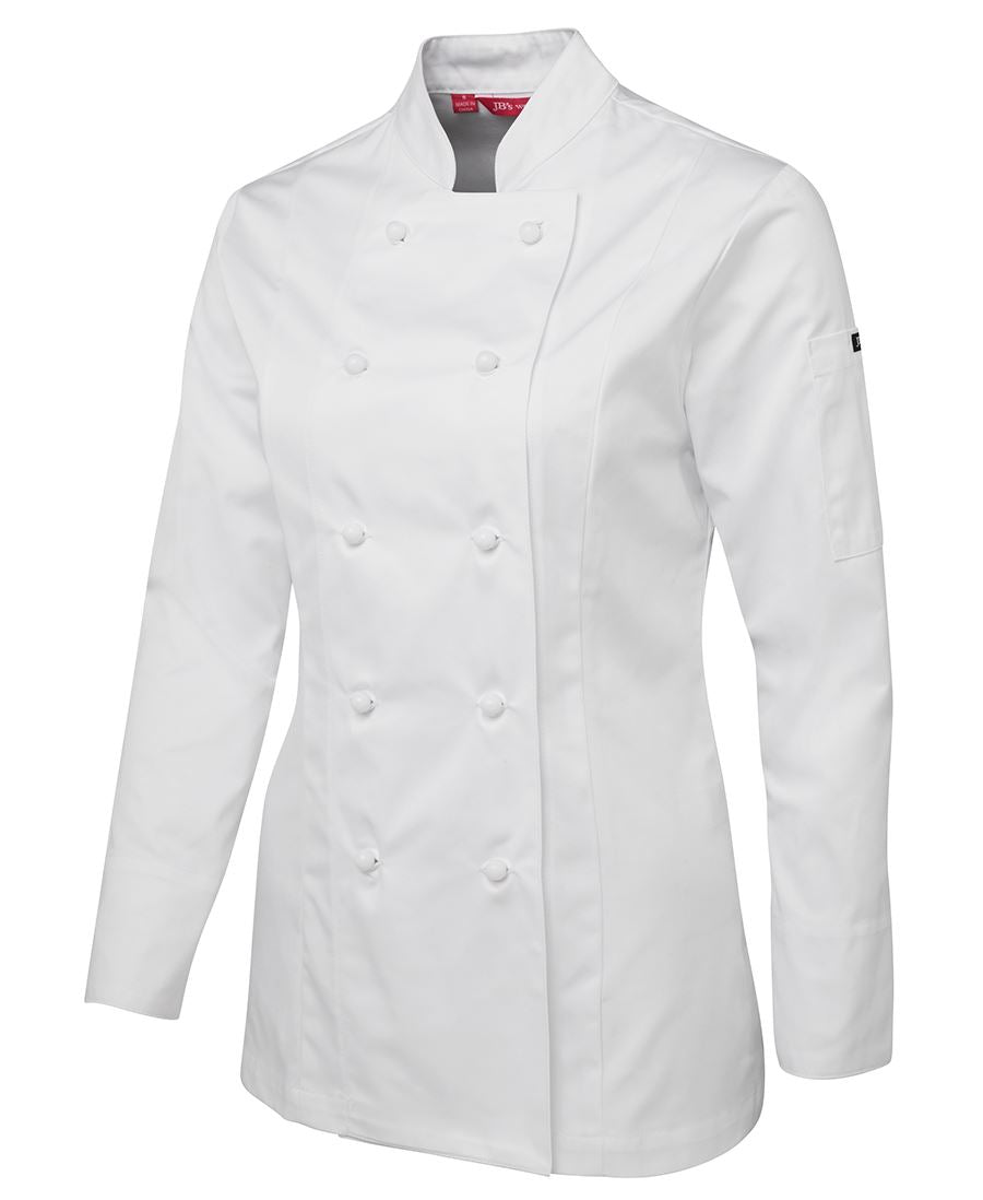 LADIES L/S CHEF'S JACKET 5CJ1