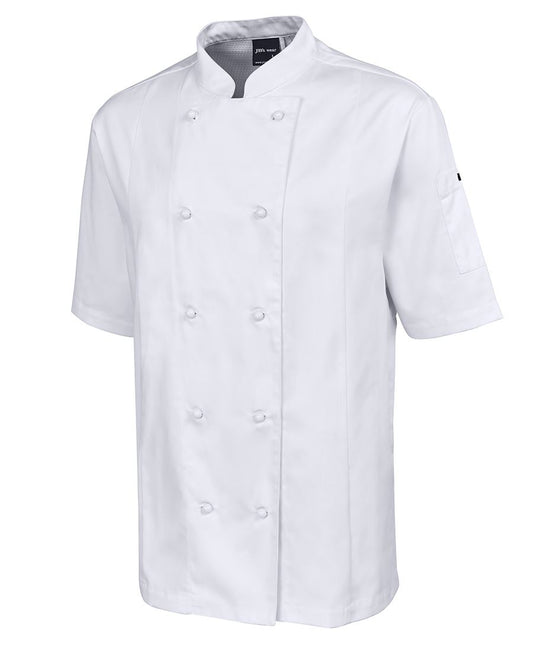 VENTED CHEF'S S/S JACKET 5CVS