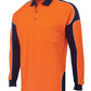HI VIS L/S ARM PANEL POLO 6AP4L Contemporary design