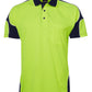 HI VIS S/S ARM PANEL POLO 6AP4S Panel design