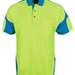 HI VIS S/S ARM PANEL POLO 6AP4S Panel design