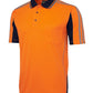 HI VIS S/S ARM TAPE POLO 6AT4S Hi Vis tape detail