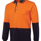 HI VIS L/S COTTON POLO 6CPHL Hi Vis Cotton Polo