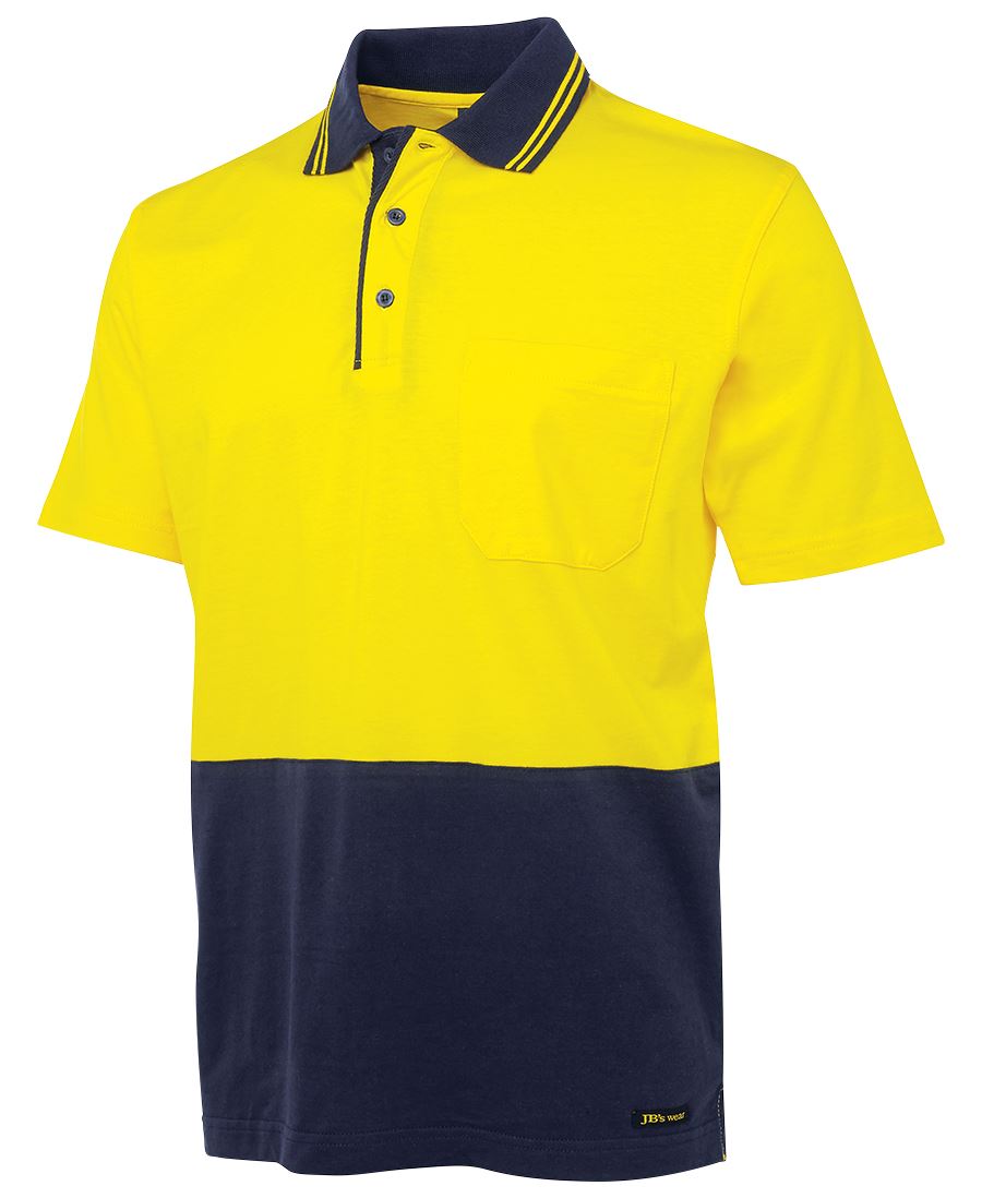 HI VIS S/S COTTON POLO