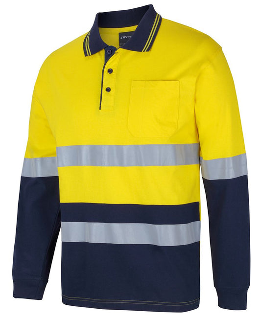 HI VIS (D+N) L/S COTTON POLO 6DCPL .