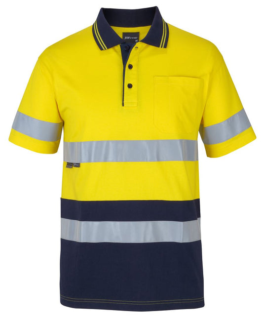 HI VIS (D+N) S/S COTTON POLO 6DCPS