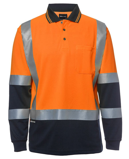 HI VIS L/S D+N H PATTERN TRAD POLO 6DHL