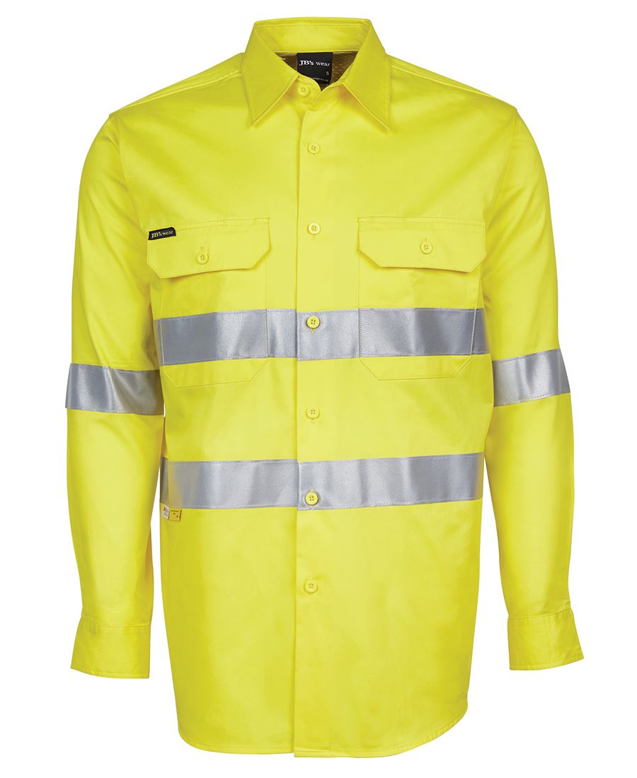 HI VIS L/S (D+N) 150G WORK SHIRT 6DNWL