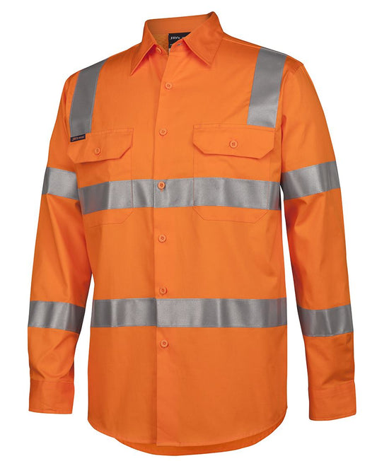 HI VIS (D+N) L/S 150G AUST. RAIL WORK SHIRT 6DNWR