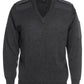 KNITTED EPAULETTE JUMPER 6EJ Hardworking style