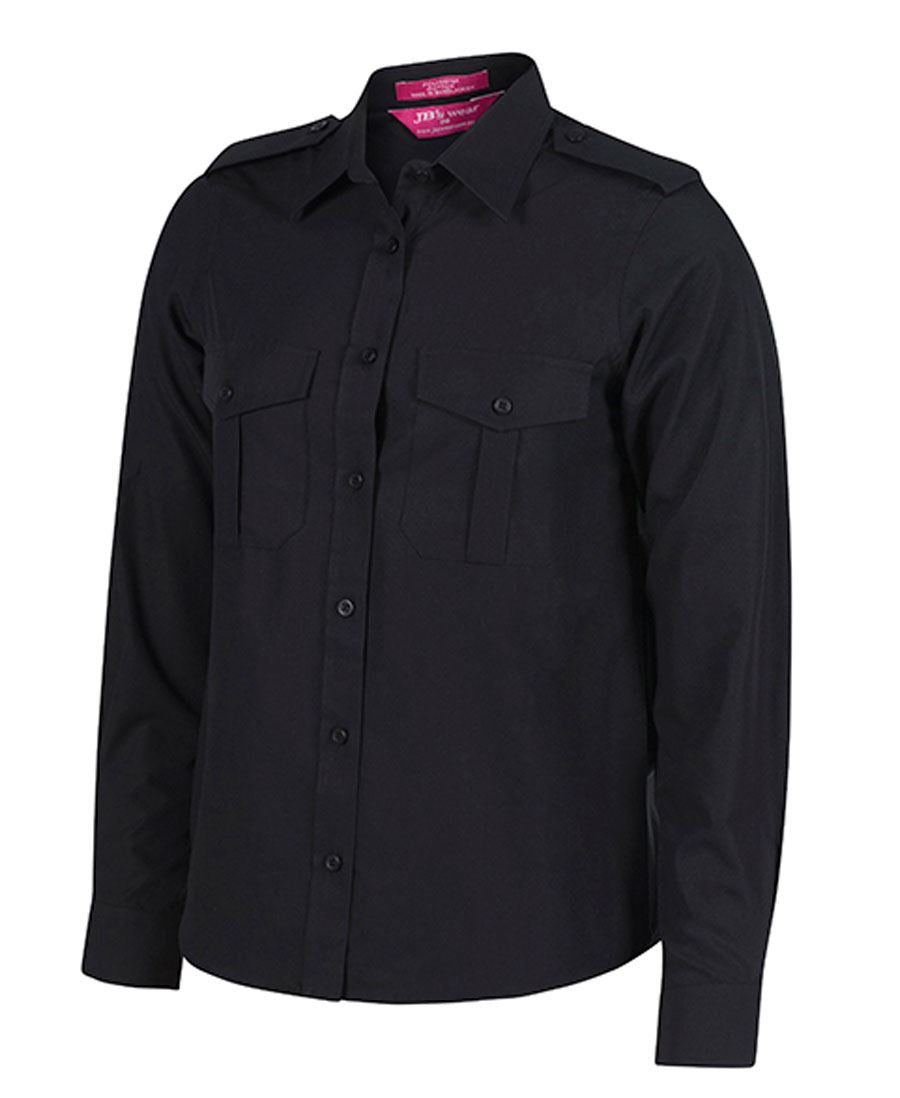 LADIES EPAULETTE SHIRT L/S 6ESL1 Professional Wear