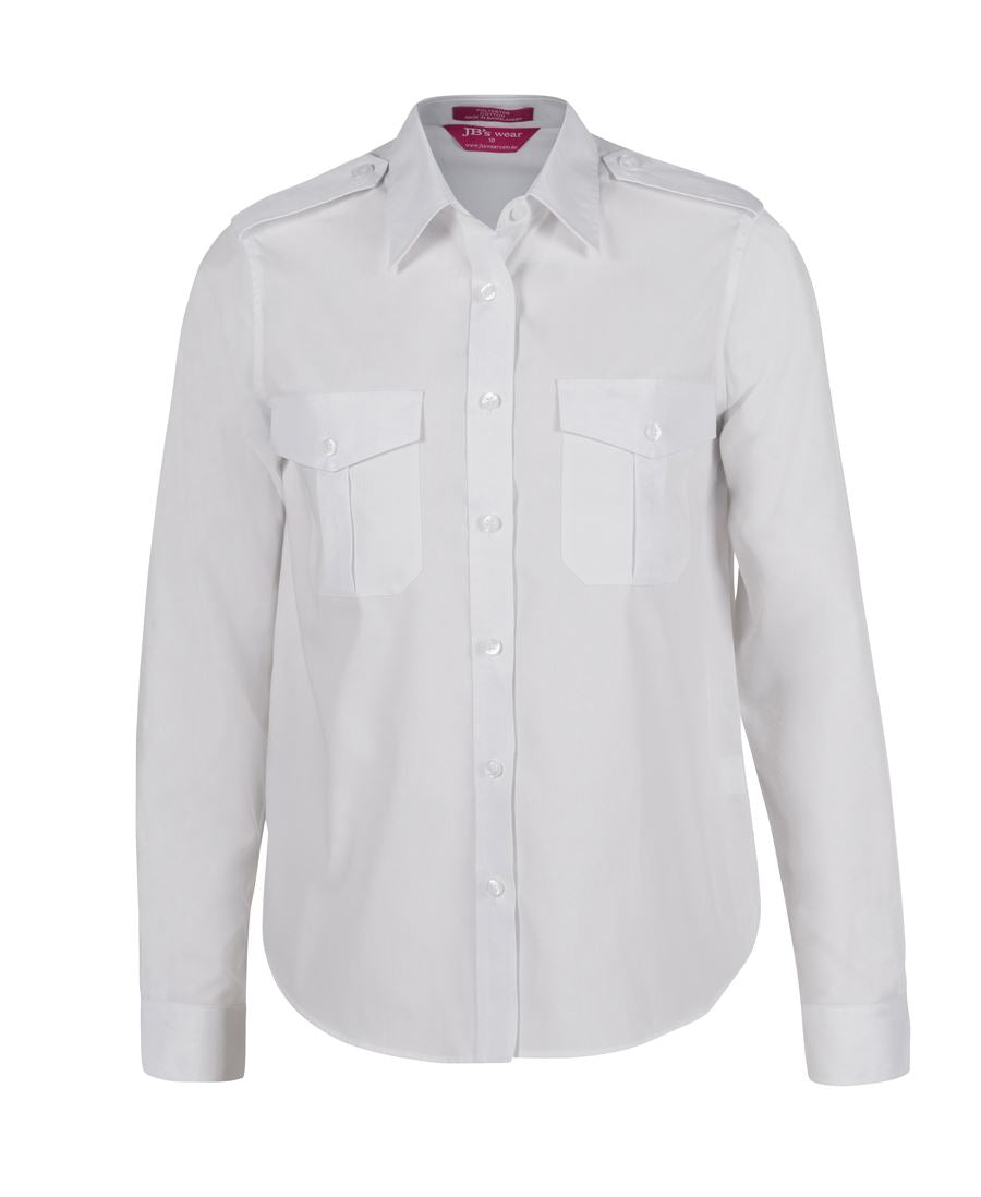 LADIES EPAULETTE SHIRT L/S 6ESL1 Professional Wear