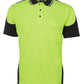 HI VIS CONTRAST PIPING POLO