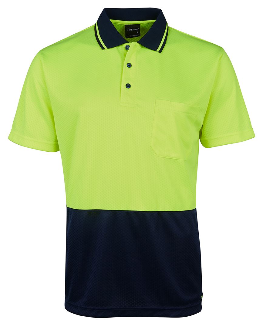 HI VIS JACQUARD NON CUFF POLO 6HJNC