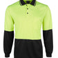 HI VIS L/S JACQUARD POLO 6HJNL Hi Vis Knit Comfort