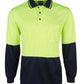 HI VIS L/S JACQUARD POLO 6HJNL Hi Vis Knit Comfort
