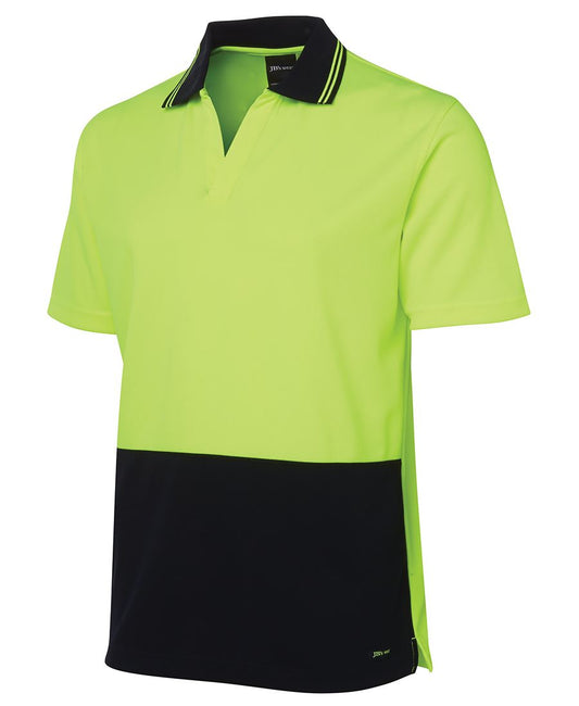 HI VIS S/S NON BUTTON POLO 6HNB Non Button Style