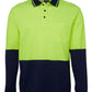 HI VIS L/S COTTON BACK POLO 6HPL Comfortable safety polo
